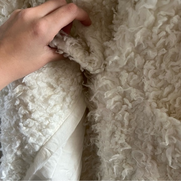 Cream MinkPink Faux Fur Coat - Picture 5 of 8